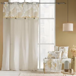 Rideau|douceur d'intu017drieur Rideau polycoton (140 x 240 cm) Melisse Beige