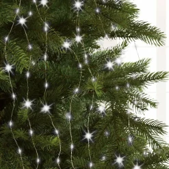Guirlande Lumineuse|KAEMINGK Rideau pour sapin H2,40 m 832 Micro LED Flashing light Blanc froid