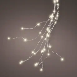 Guirlande Lumineuse|KAEMINGK Rideau pour sapin H1,80 m 408 Micro LED Flashing light Blanc chaud