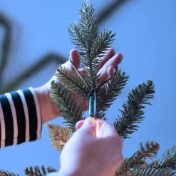 Guirlande Lumineuse|KAEMINGK Rideau pour sapin H1,80 m 408 Micro LED Flashing light Blanc froid