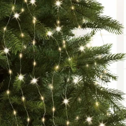 Guirlande Lumineuse|KAEMINGK Rideau pour sapin H2,40 m 832 Micro LED Flashing light Blanc chaud
