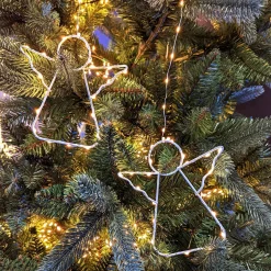 Guirlande Lumineuse|KAEMINGK Rideau pour sapin Micro Led H2,10 m 762 LED Ange Blanc très chaud