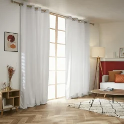 Rideau Thermique|Rideau|EMINZA Rideau thermique (140 x 280 cm) Summit Blanc