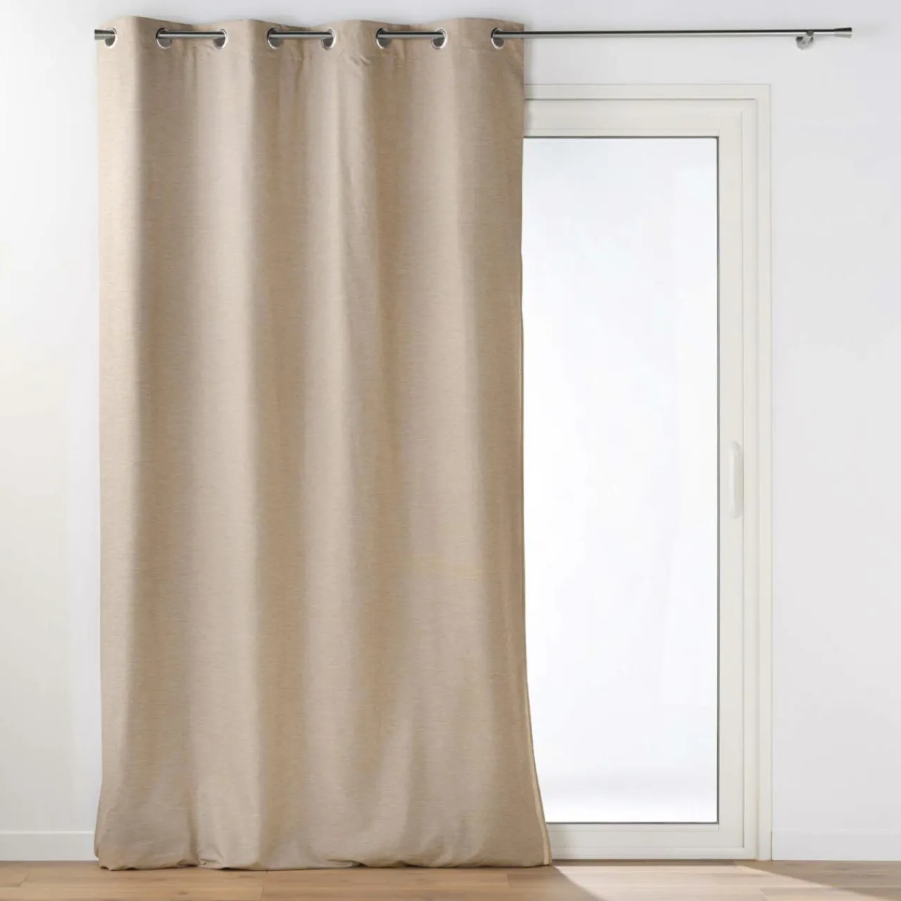 Rideau Thermique|Rideau|DOUCEUR D'INTERIEUR Rideau thermique doublure amovible (140 x 260 cm) Coverline Beige