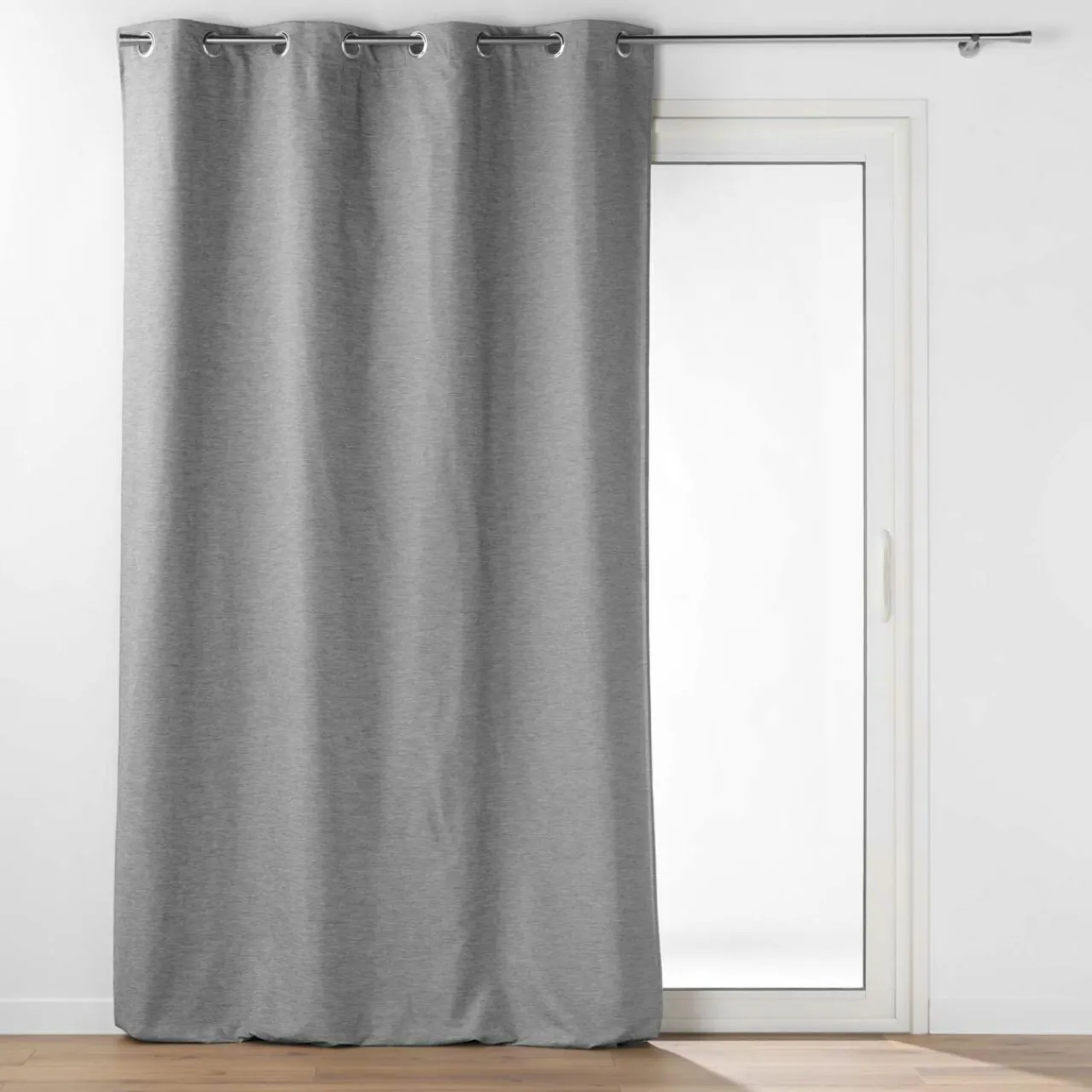 Rideau Thermique|Rideau|DOUCEUR D'INTERIEUR Rideau thermique doublure amovible (140 x 260 cm) Coverline Gris Anthracite