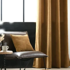 Rideau|STOF Rideau velours (140 x 260 cm) Dandy Camel