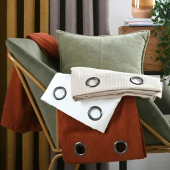 Rideau|STOF Rideau velours (140 x 260 cm) Dandy Terracotta