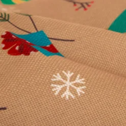 Bonnet, Chaussette Et Costume|JJA Sac cadeau en jute (H70 cm) Lutin et Père Noël Beige Multicolore