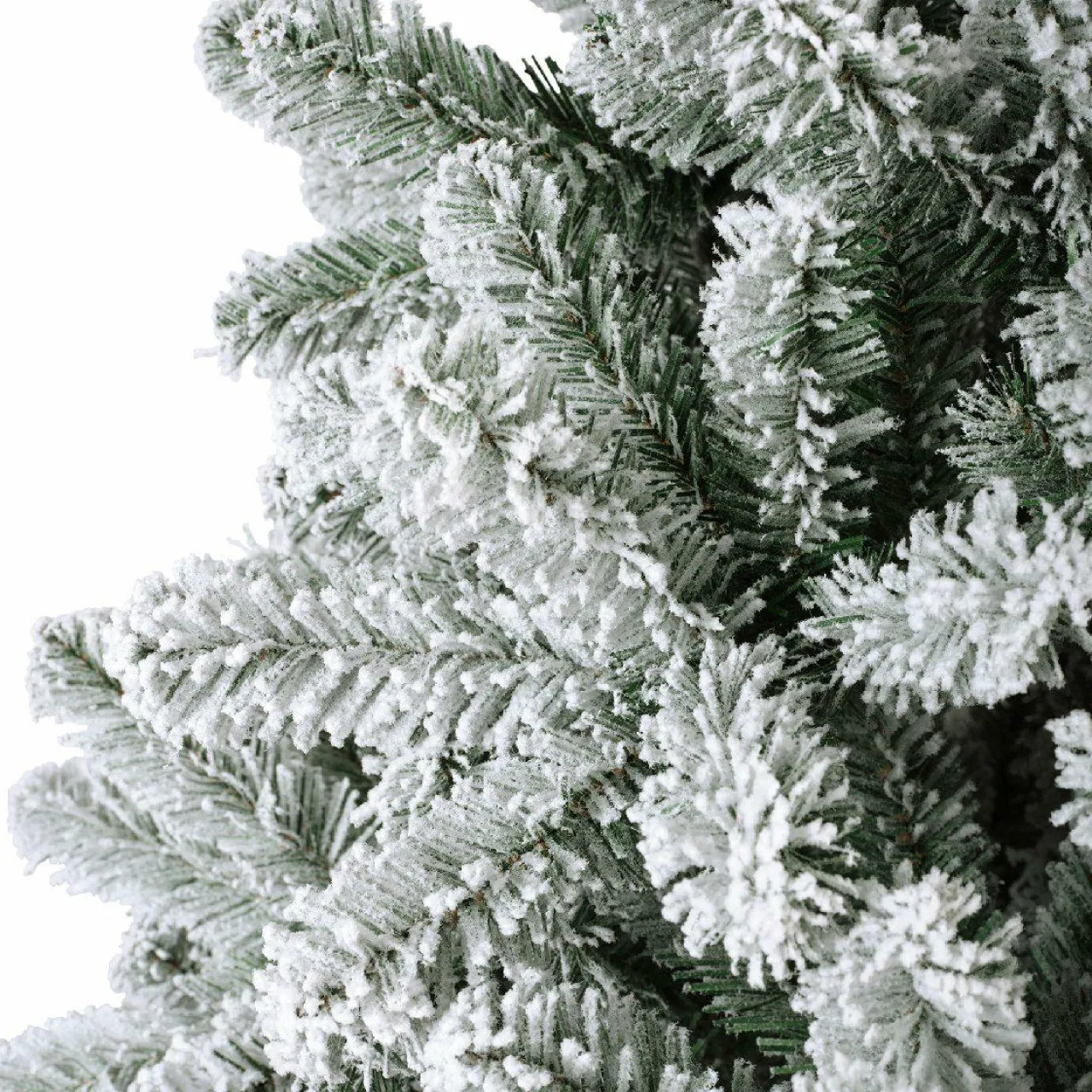 Sapin Grande Taille|Sapin Artificiel De Noël|EMINZA Sapin artificiel de Noël (H210 cm) King Vert enneigé Sapin enneigé