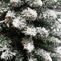 Sapin Artificiel De Noël|EMINZA Sapin artificiel de Noël (H180 cm) Narrow Vert enneigé Sapin enneigé