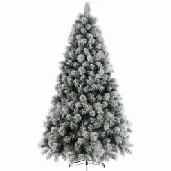 Sapin Artificiel De Noël|EMINZA Sapin artificiel de Noël (H150 cm) Edmonton Vert enneigé Sapin enneigé