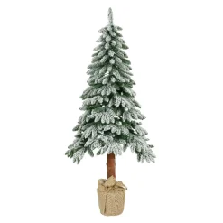 Sapin Artificiel De Noël|KAEMINGK Sapin artificiel de Noël (H180 cm) Tora Vert enneigé Sapin enneigé