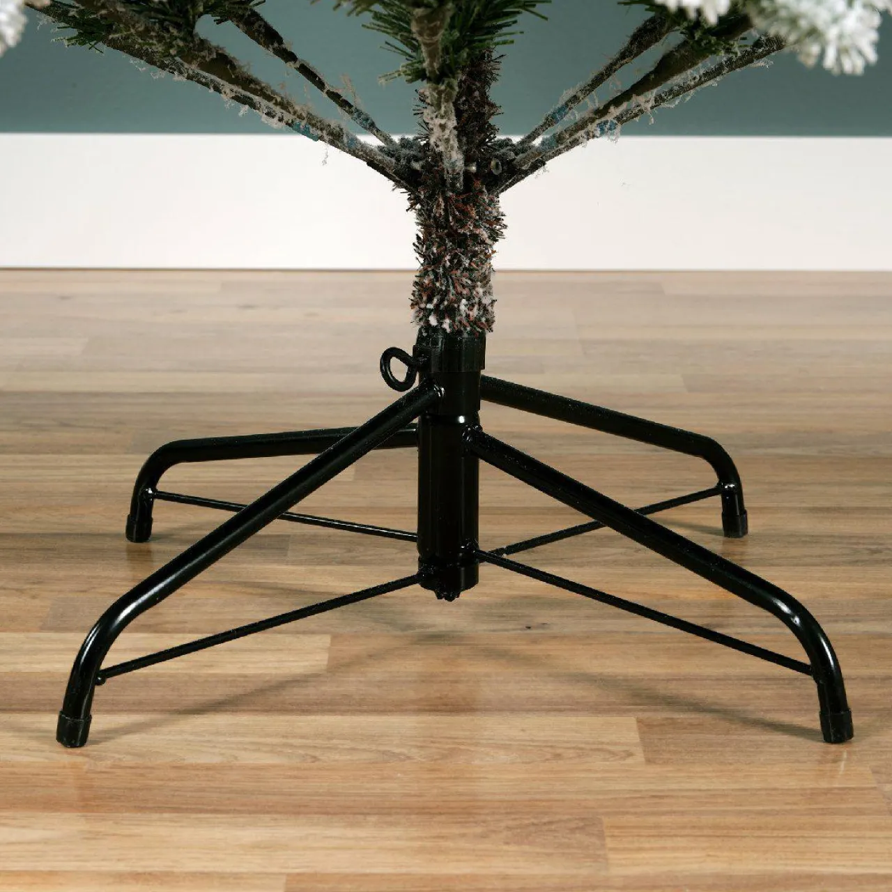 Sapin Artificiel De Noël|EMINZA Sapin artificiel de Noël (H180 cm) Allix Vert enneigé Sapin enneigé