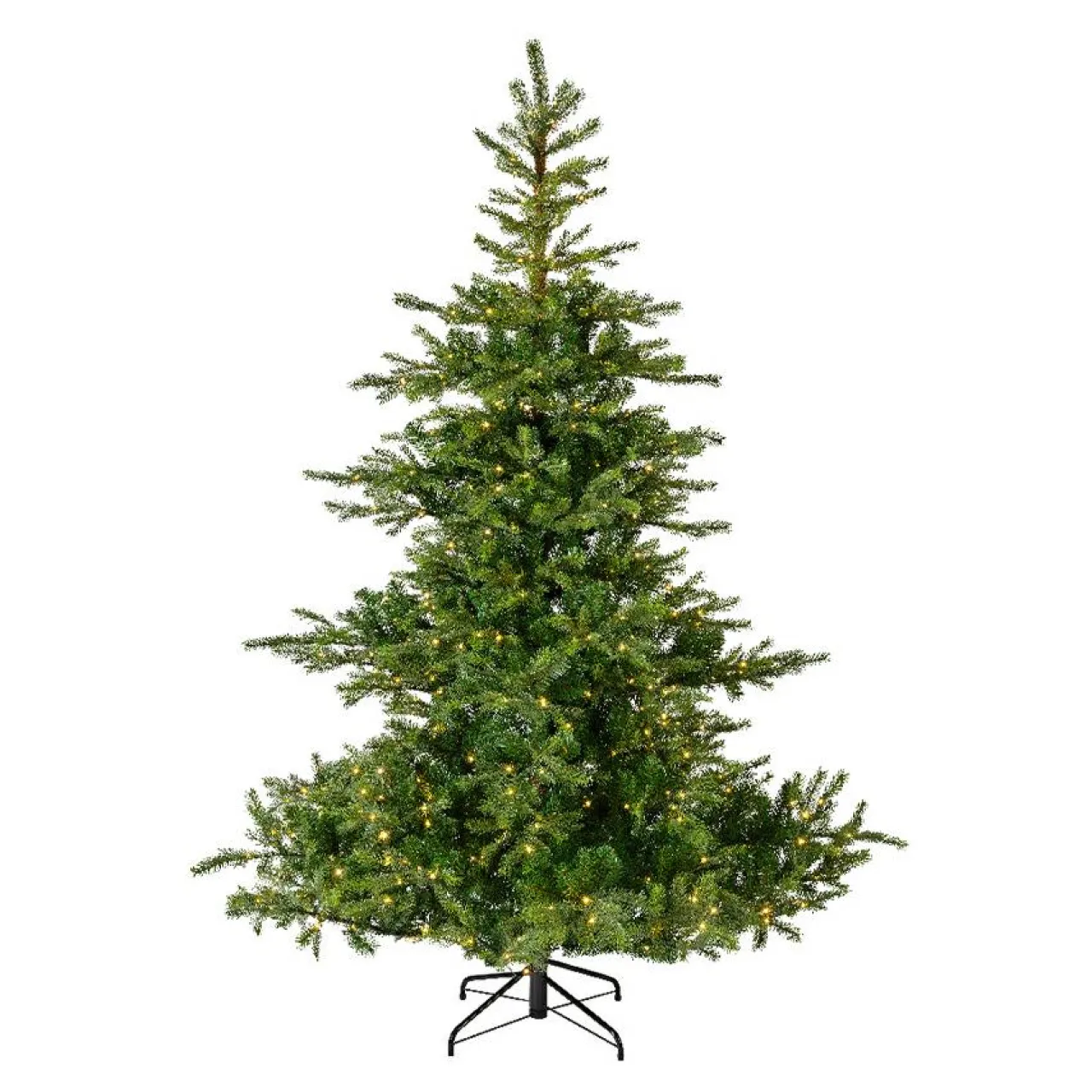 Sapin Artificiel De Noël|EMINZA Sapin de Noël artificiel lumineux 250 LED (H150 cm) Glorious Vert sapin Sapin vert lumineux