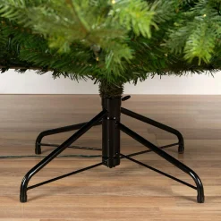 Sapin Artificiel De Noël|EMINZA Sapin de Noël artificiel lumineux 250 LED (H150 cm) Glorious Vert sapin Sapin vert lumineux