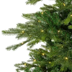 Sapin Artificiel De Noël|EMINZA Sapin de Noël artificiel lumineux 400 LED (H180 cm) Glorious Vert sapin Sapin vert lumineux