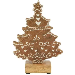 Déco De Table|Déco Et Objet De Noël|KAEMINGK Sapin de Noël en bois à poser (H17 cm) Swiss Naturel