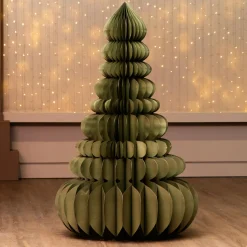 Personnage, Objet Grand Format|Déco Et Objet De Noël|KAEMINGK Sapin Géant papier à poser (H160 cm) Fermeture Magnétique Vert romarin