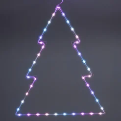 Déco Et Objet De Noël|Déco Et Objet Lumineux|KOOPMAN Sapin lumineux néon 41 LED H60 cm Noël Multicolore