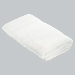 Linge De Bain|Serviette De Bain|TENDANCE Serviette de bain coton (90 x 150 cm) Timeless he Blanc