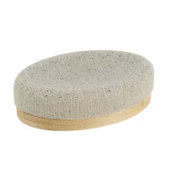 Accessoire Salle De Bain|TENDANCE Set d'accessoires salle de bain effet Maille Beige