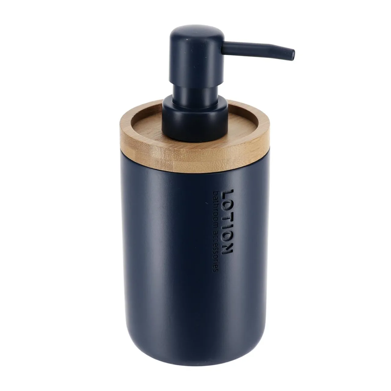 Accessoire Salle De Bain|TENDANCE Set d'accessoires salle de bain Purebamboo Bleu marine