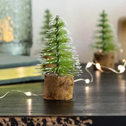 Déco De Table|KAEMINGK Set de décorations à parsemer Sapins en lot de 12 Vert