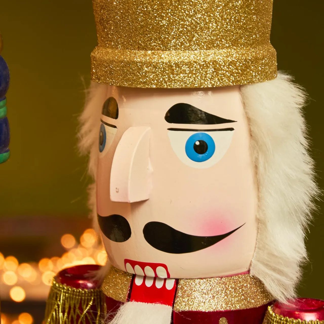 Père Noël, Animaux Et Personnage|KAEMINGK Soldat Casse-noisette en bois (H89 cm) Augustin le prince Bordeaux