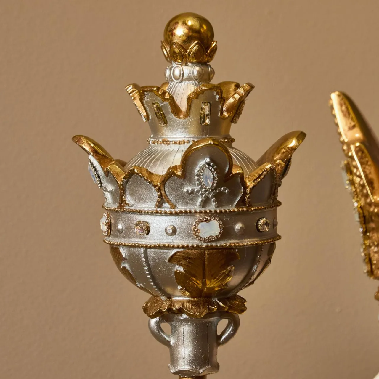 Personnage, Objet Grand Format|Père Noël, Animaux Et Personnage|EMINZA Soldat Casse-Noisette Géant (H170 cm) Eloi le Roi Or