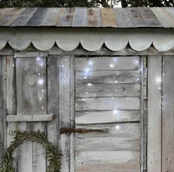 Guirlande Lumineuse|BLACHERE Stalactite lumineuse 2,50 m 100 Micro LED câble argent Blanc froid