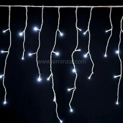 Guirlande Lumineuse|EMINZA Stalactite lumineuse 7,50 m 175 LED câble blanc Stars Blanc froid Blanc Froid - câble blanc
