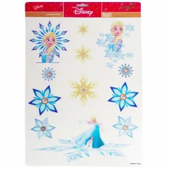 Déco Et Objet De Noël|Déco De Noël Disney|CHRISTMAS INSPIRATIONS Stickers pour fenêtre Disney la Reine des Neiges Bleu