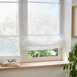 Store|EMINZA Store bateau passe tringle (45 x 180 cm) Arthur Blanc