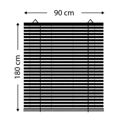 Store|LUANCE Store enrouleur à lattes (90 x 180 cm) Bambou Beige