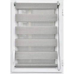 Store|LUANCE Store enrouleur Jour / Nuit (45 x 180 cm) Gris clair