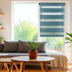 Store|LUANCE Store enrouleur Jour / Nuit (75 x 180 cm) Bleu