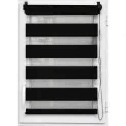 Store|LUANCE Store enrouleur Jour / Nuit (75 x 180 cm) Noir