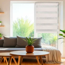 Store|LUANCE Store enrouleur Jour / Nuit (90 x 250 cm) Beige chiné