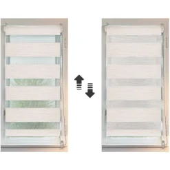 Store|LUANCE Store enrouleur Jour / Nuit (90 x 250 cm) Beige chiné