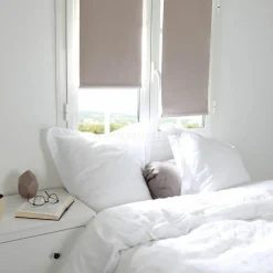 Store|LUANCE Store enrouleur occultant Uni (45 x 180 cm) Beige Taupe