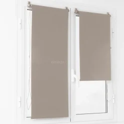 Store|LUANCE Store enrouleur occultant Uni (90 x 180 cm) Beige Taupe