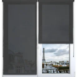 Store|LUANCE Store enrouleur tamisant (120 x 180 cm) Pure béton Gris