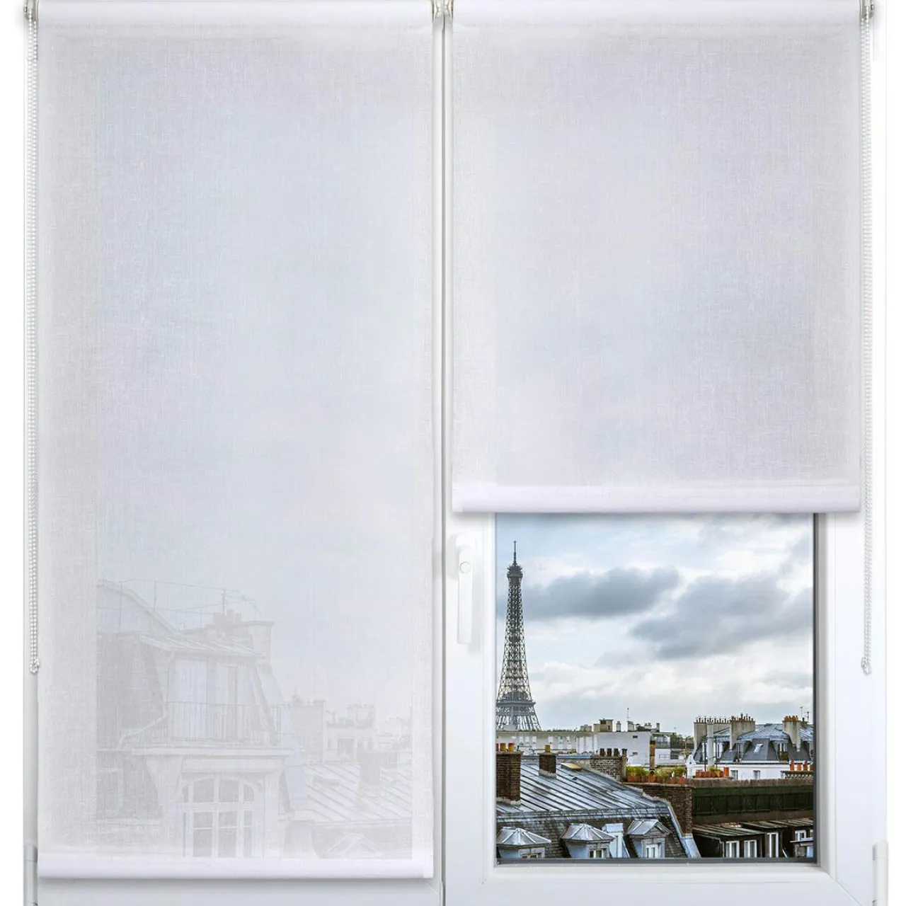 Store|LUANCE Store enrouleur tamisant (150 x 180 cm) Pure Blanc