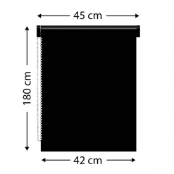 Store|LUANCE Store enrouleur tamisant (45 x 180 cm) Pure Blanc