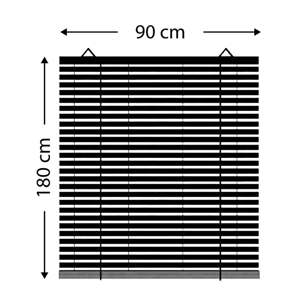 Store|LUANCE Store vénitien (90 x 180 cm) PVC Gris Anthracite