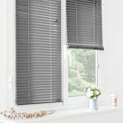 Store|LUANCE Store vénitien (60 x 130 cm) PVC Gris anthracite Gris foncé