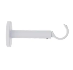 Tringle À Rideau, Barre Et Support|LUANCE Support tringle extensible (L115 - 155 / D28 mm) Lino gouttière mat Blanc