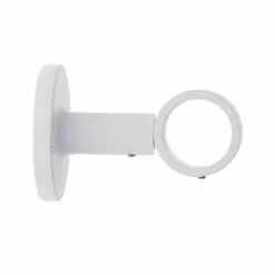 Tringle Plafond|Tringle À Rideau, Barre Et Support|LUANCE Support tringle fixe (L65 / D28) Lino mat Blanc