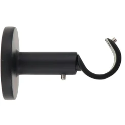 Tringle À Rideau, Barre Et Support|LUANCE Support tringle fixe (L60 / D20 mm) Jim gouttière mat Noir