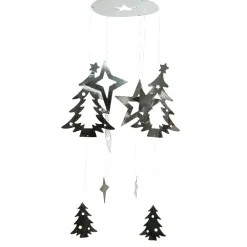 Déco Et Objet De Noël|KAEMINGK Suspension Attrape-rêve de Noël (H97 cm) Argent